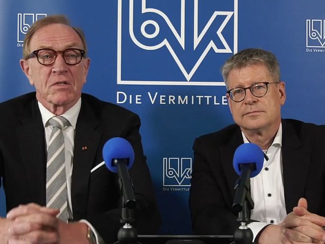 Michael H. Heinz (links) und Gerald Archangeli (Screenshot: Wenig)
